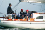 The crew of Tio, a Pearson Invicta 37.5, skippered by cigar-smoking Jack Monteagudo, demonstrates the laid-back nature of good old boat racing.