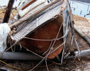 After all the care that Paul and her subsequent owner put into her, Magnolia fell victim to Hurricane Ivan in 2004. She was damaged beyond repair.