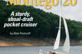 Free Wind, owned by Leo and Judy Wehner, shows off the Montego 20’s simple good looks.