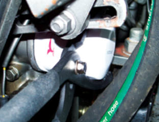Oil-filter pliers are slender enough to fit into spaces that are inaccessible to, and hazardous to, the human hand.