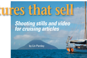 To get photos with a difference, take your boat away from marina situations and find surroundings that are out of the ordinary.