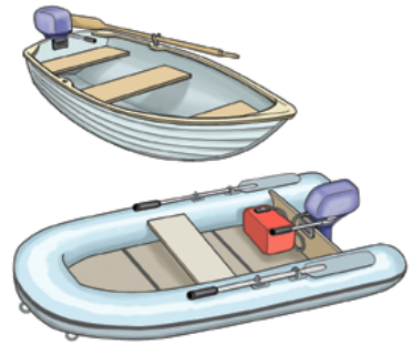 Dinghy illustrations