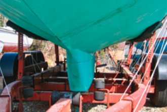 A blunt leading edge does not induce good flow over the keel. This one could benefit from an addition to give it a more parabolic shape.