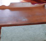 It was somebody’s cast-off, but at $10, the table was a thing of beauty in George’s eyes.