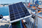 Solar panels will generate more juice when turned to face the sun directly.