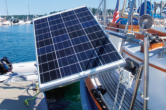 Solar panels will generate more juice when turned to face the sun directly.