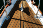 TekDek synthetic teak proved a practical solution to the problems of an aging deck.
