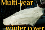 The experiment he began in the spring and fall of 2009 paid off for Paul Danicic: he bet that he could reuse the shrinkwrap from the previous winter to seal his boat once more. By May 2010, the reused cover was still in good condition, so Paul sliced it apart and saved the plastic film to be used a third time the following fall (2010), giving a whole new meaning to the concept of recycling shrinkwrap plastic after each use.