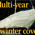 The experiment he began in the spring and fall of 2009 paid off for Paul Danicic: he bet that he could reuse the shrinkwrap from the previous winter to seal his boat once more. By May 2010, the reused cover was still in good condition, so Paul sliced it apart and saved the plastic film to be used a third time the following fall (2010), giving a whole new meaning to the concept of recycling shrinkwrap plastic after each use.