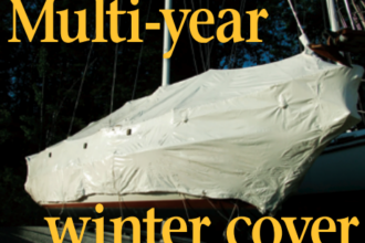 The experiment he began in the spring and fall of 2009 paid off for Paul Danicic: he bet that he could reuse the shrinkwrap from the previous winter to seal his boat once more. By May 2010, the reused cover was still in good condition, so Paul sliced it apart and saved the plastic film to be used a third time the following fall (2010), giving a whole new meaning to the concept of recycling shrinkwrap plastic after each use.