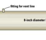 PVC pipe holding tank diagram