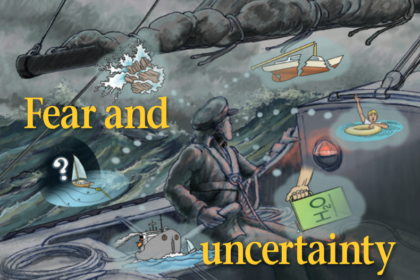 Fear and uncertainty illustraion