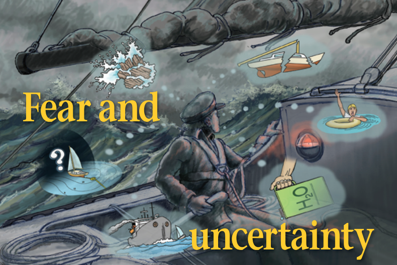 Fear and uncertainty illustraion