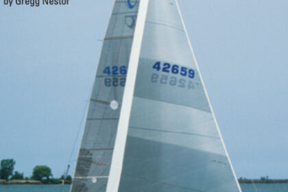 Tartans of the 1980s were popular among the racing crowd. The black sails on Finnair, tartan 28 hull number 104, suggest that her owner, John Ollila of Mentor, Ohio, likes to keep her competitive today.