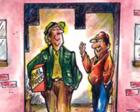 Illustration of a conversation with Don