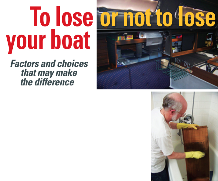 To find a beloved boat in such a state can be devastating, above. The labor that followed proved restorative for Sirius and her owners alike, below.