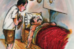 Illustration of Tom found in his bed