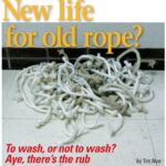 Curiosity about laundering's effects on halyards led to a pile of broken rope and a heap of data.
