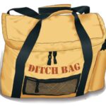 Illustration of a ditch bag