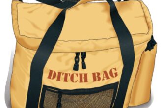 Illustration of a ditch bag