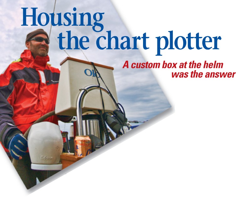 Danny is very pleased with how his chart plotter display has worked out on Olo.