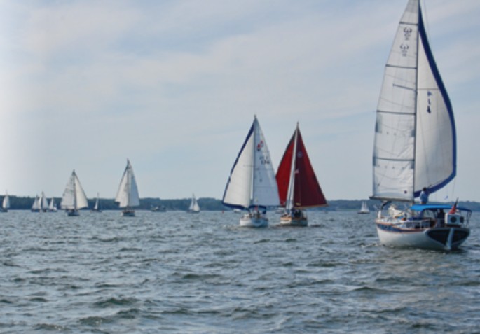 sailboats on water