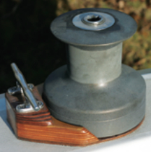 A deck pad set in epoxy mush will provide a flat surface in an area where the deck surface is uneven or curved.