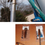 A suspect swaged fitting, at right, led Andy to replace the whole backstay on a Tartan 37. He chose to use Hi-MOD mechanical fittings, center. Adam, the boat’s owner, was away on business, bottom, leaving Andy in charge.
