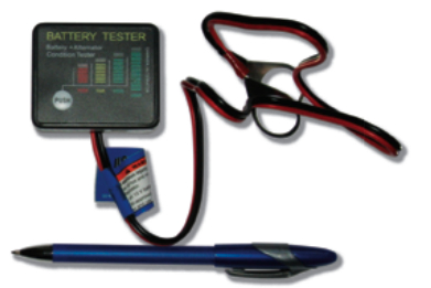 The $5 battery tester from Harbor Freight would have been a good solution if it could accurately show the 50-percent charge condition.