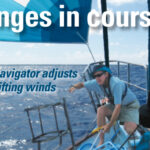 James Baldwin trims his sails to fair winds on a passage from the Virgin Islands to Georgia.