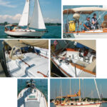 When Max Guzman and Donna Delahanty found a Tartan 34C they liked, they turned to and made a jewel out of her. As these pictures show, their Sin Sal is lovely from any angle, and she’s a fine sailer too.