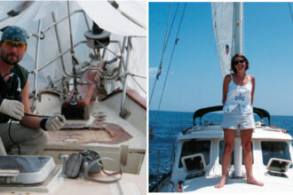 Boat number one, the Cabo Rico 38, at left, required so much work Susan and Hale never did get to take her cruising. They did sail their second boat, the Pacific Seacraft 32, to the Bahamas, but she proved to be too small, opposite page.
