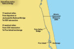 When Jill and Rudy Sechez made the trip from Jacksonville to Pine Island, they used the current tables to determine the departure time that would give them a favorable current all the way.