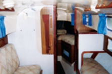 When Dave bought her, Quester’s interior decor was state of the art for 1973.