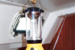 Although it has a few superfluous functions, the best feature of this lantern is that it uses no batteries . . . just crank it up and turn it on.