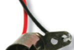 Bulbs for boat lighting come in a range of types and sizes. the 9 mm socket at right takes miniature bulbs.