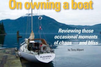 Picture of a boat on a lake