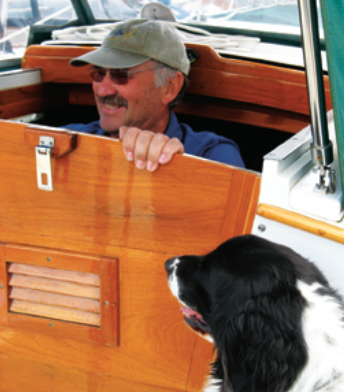 Gary’s companionway dropboards are handsome but heavy and awkward to handle.