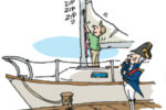 Illustration of a model skipper