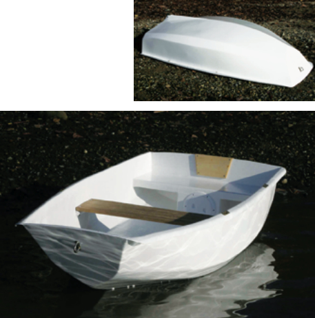 The finished result — a cleaner, more robust dinghy tailored to its restorer’s long legs.