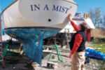 Picture of a man with a boat