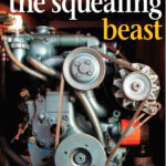 In its original configuration, the drive belt on Philip’s engine complained noisily because it couldn’t deliver the oomph needed to turn the high-powered alternator.
