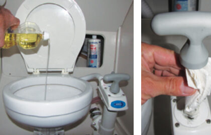 A little lubrication keeps rubber parts supple so they don’t protest when pressed into service.