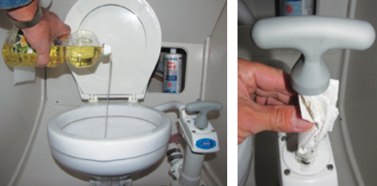 A little lubrication keeps rubber parts supple so they don’t protest when pressed into service.