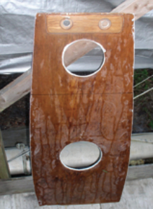 Cutting inspection ports.
