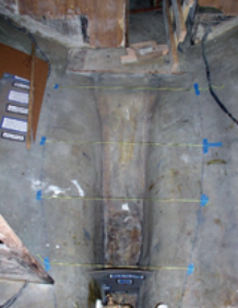 Marking out for the bulkheads and baffles.