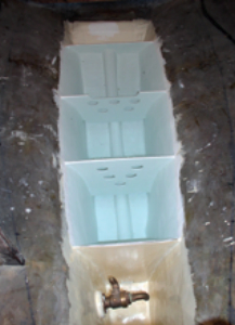 Testing for watertight integrity.