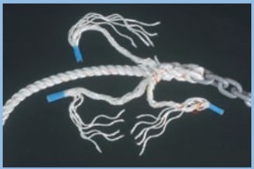 supplies for rope-to-chain splices