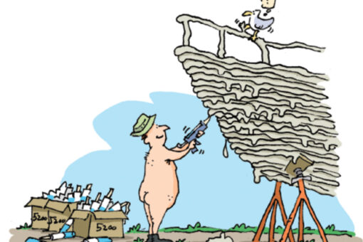 Illustration of using 5200 on a boat