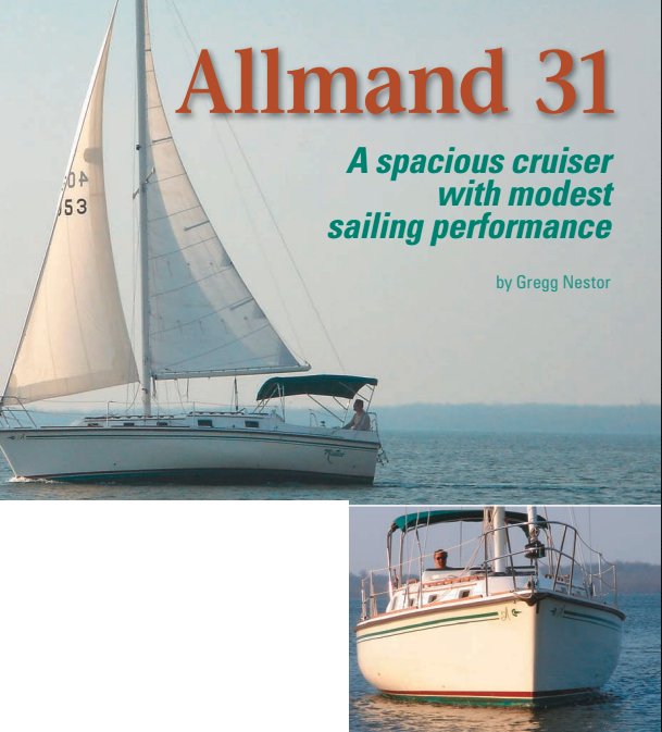 The relatively small rig is easy to handle, especially with the headsail set on a roller furler. Mistico, Oklahoman Skip Hanson’s Allmand 31, is featured in photos throughout this article.